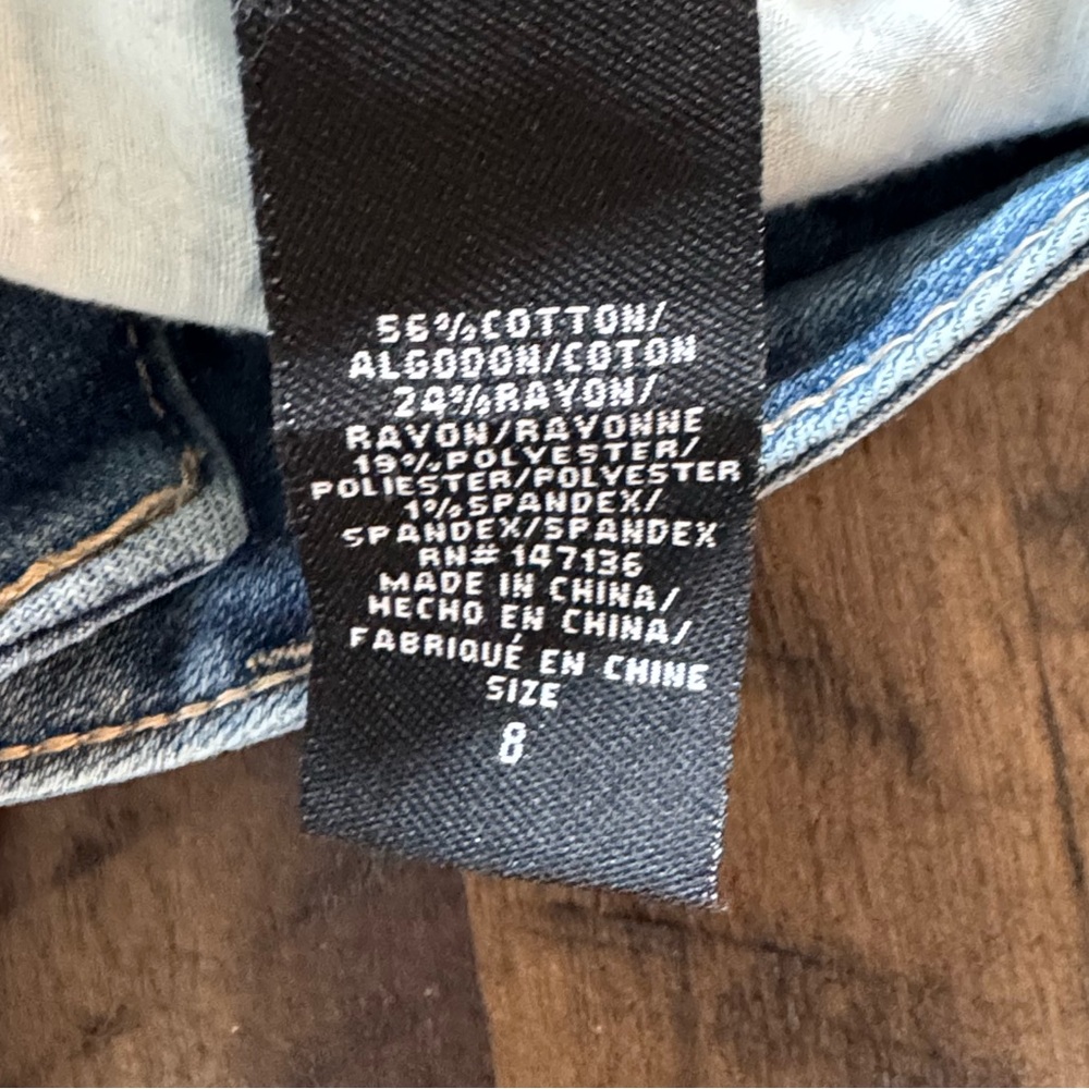 NWOT 1822 Denim Jeans. Size 8 - Picture 6 of 6